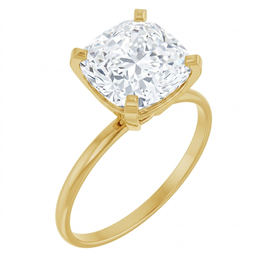yellow-gold cushion