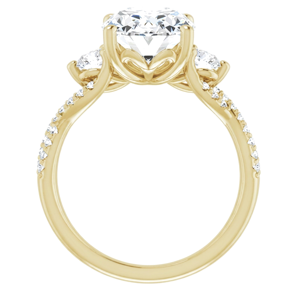 yellow-gold cushion