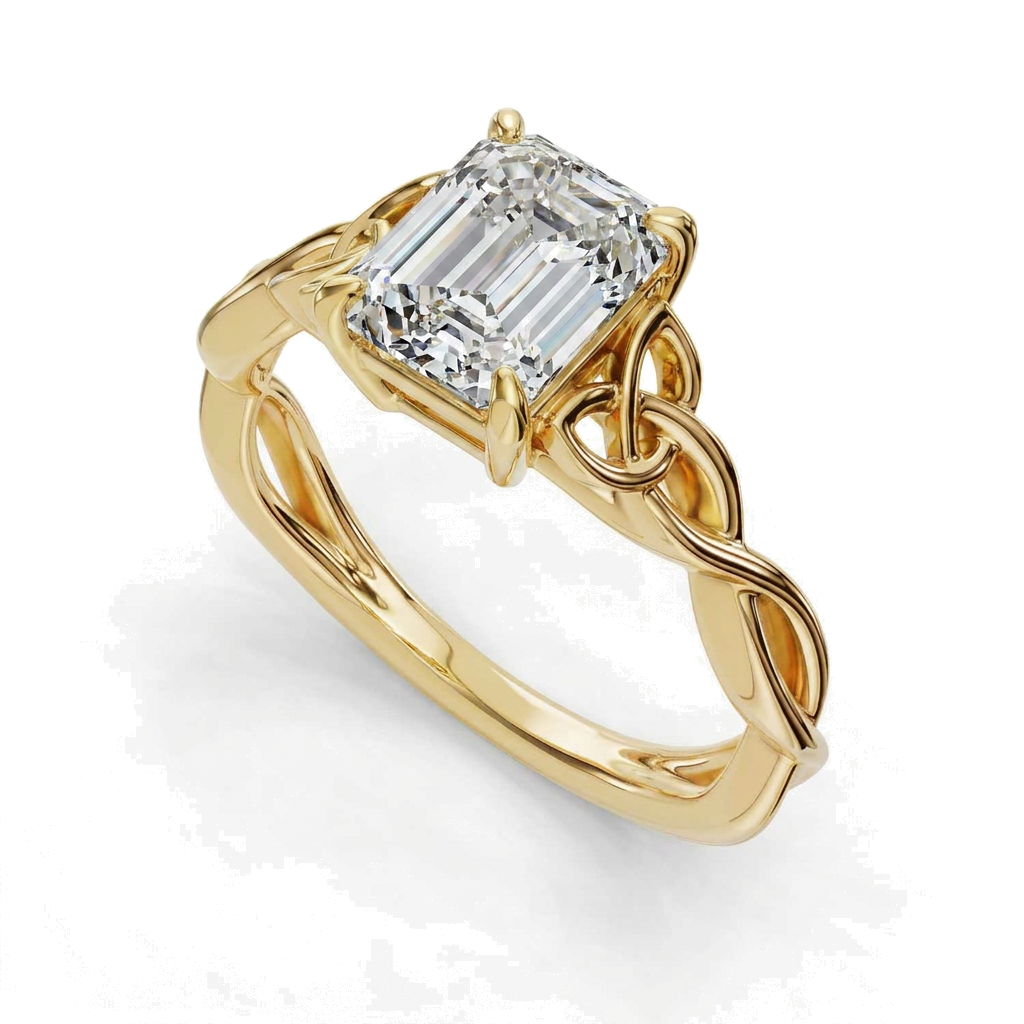 yellow-gold emerald