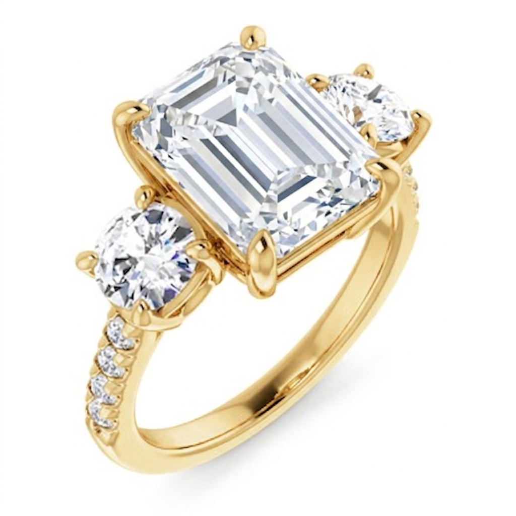 yellow-gold emerald