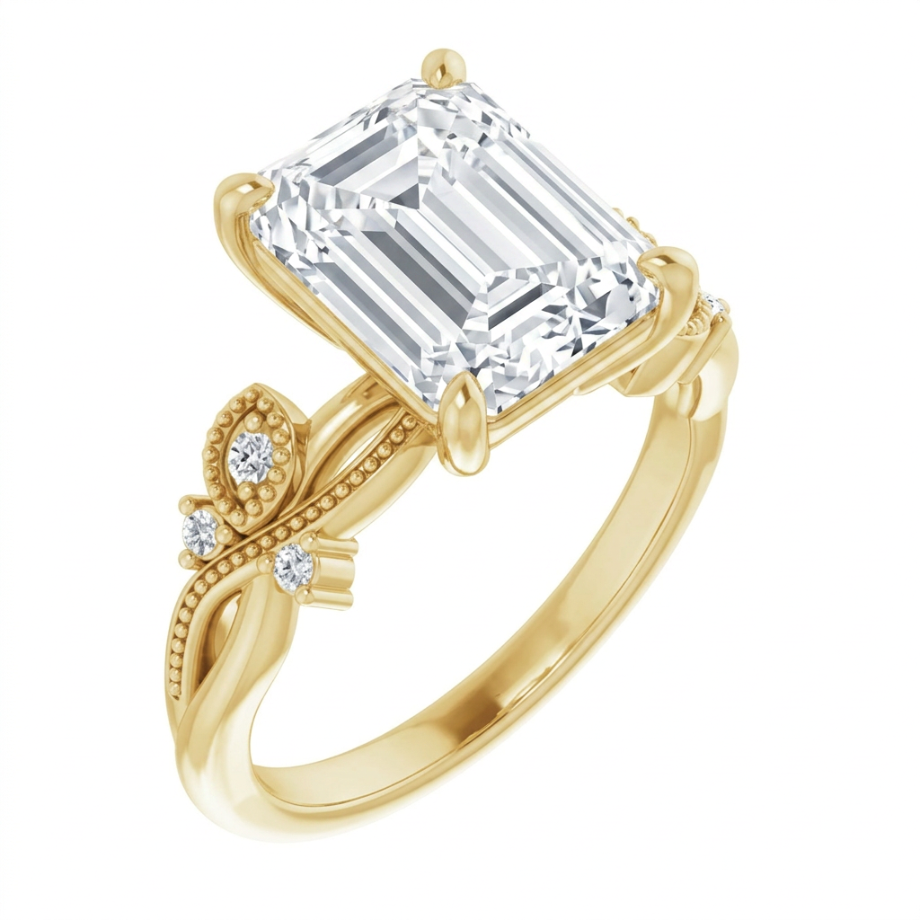 yellow-gold emerald