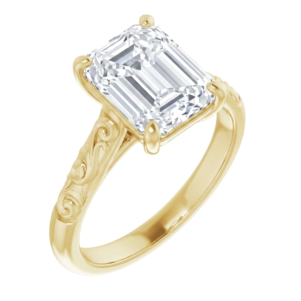yellow-gold emerald (angle 1)