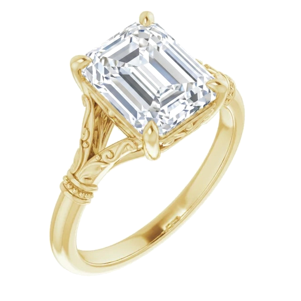 yellow-gold emerald (angle 1)