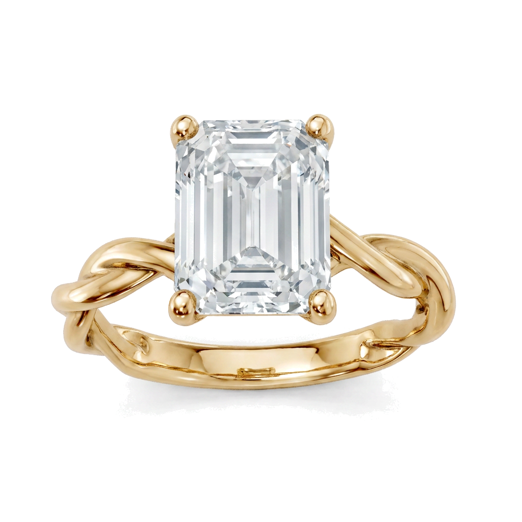 yellow-gold emerald (angle 1)