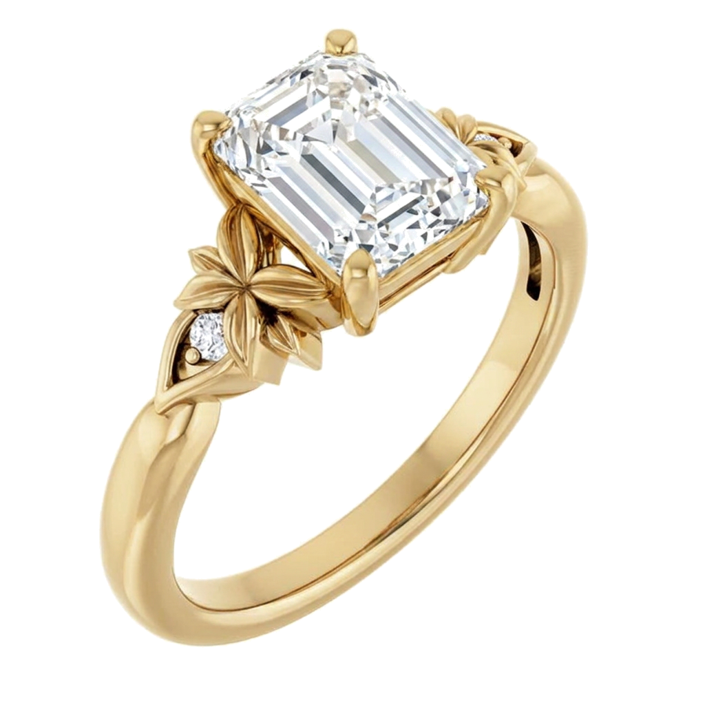 yellow-gold emerald (angle 1)