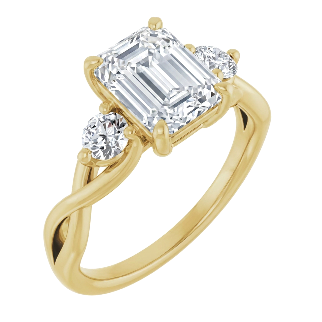 yellow-gold emerald