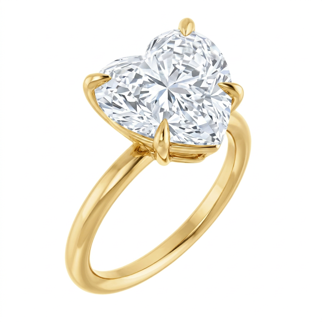 yellow-gold heart