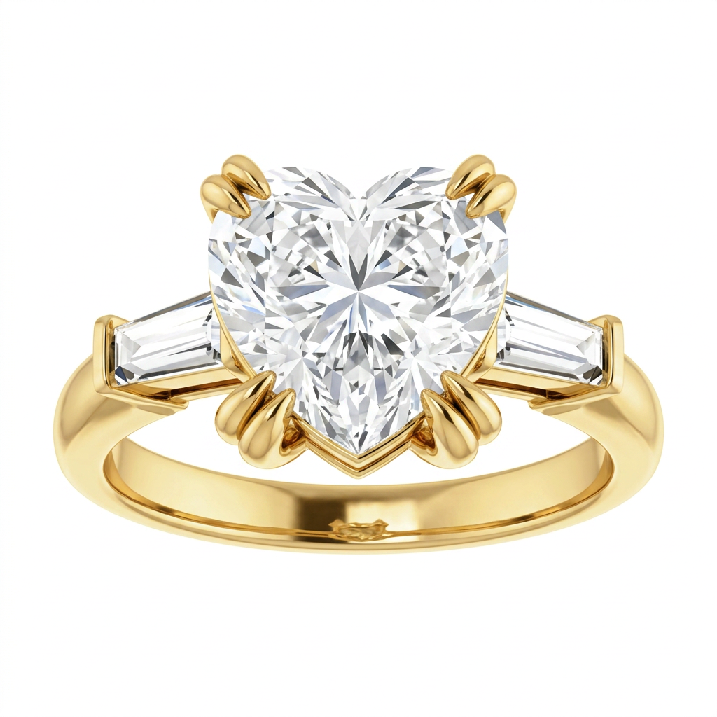 yellow-gold heart