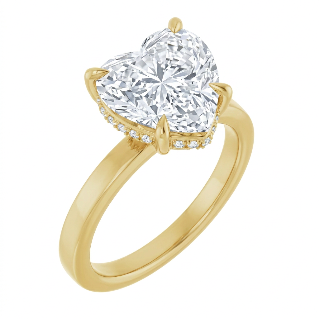 yellow-gold heart