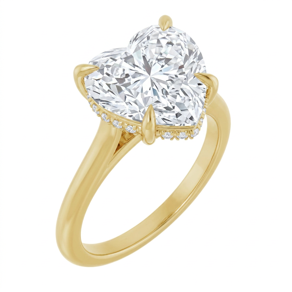 yellow-gold heart