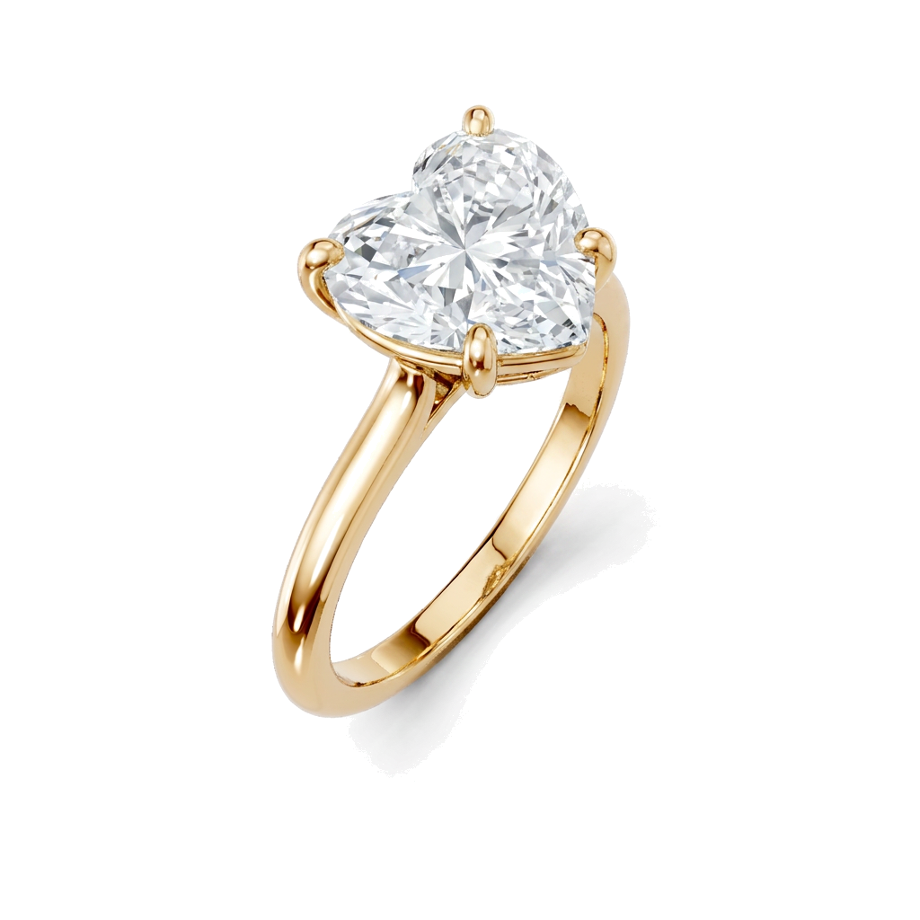 yellow-gold heart (angle 1)