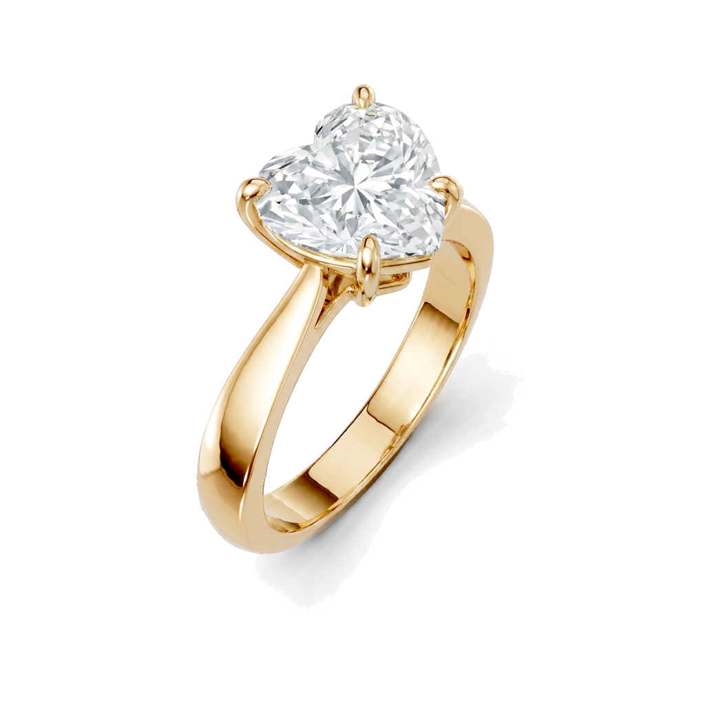 yellow-gold heart (angle 1)