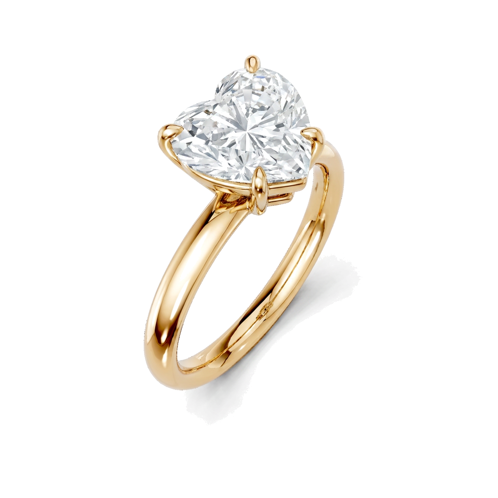yellow-gold heart (angle 1)