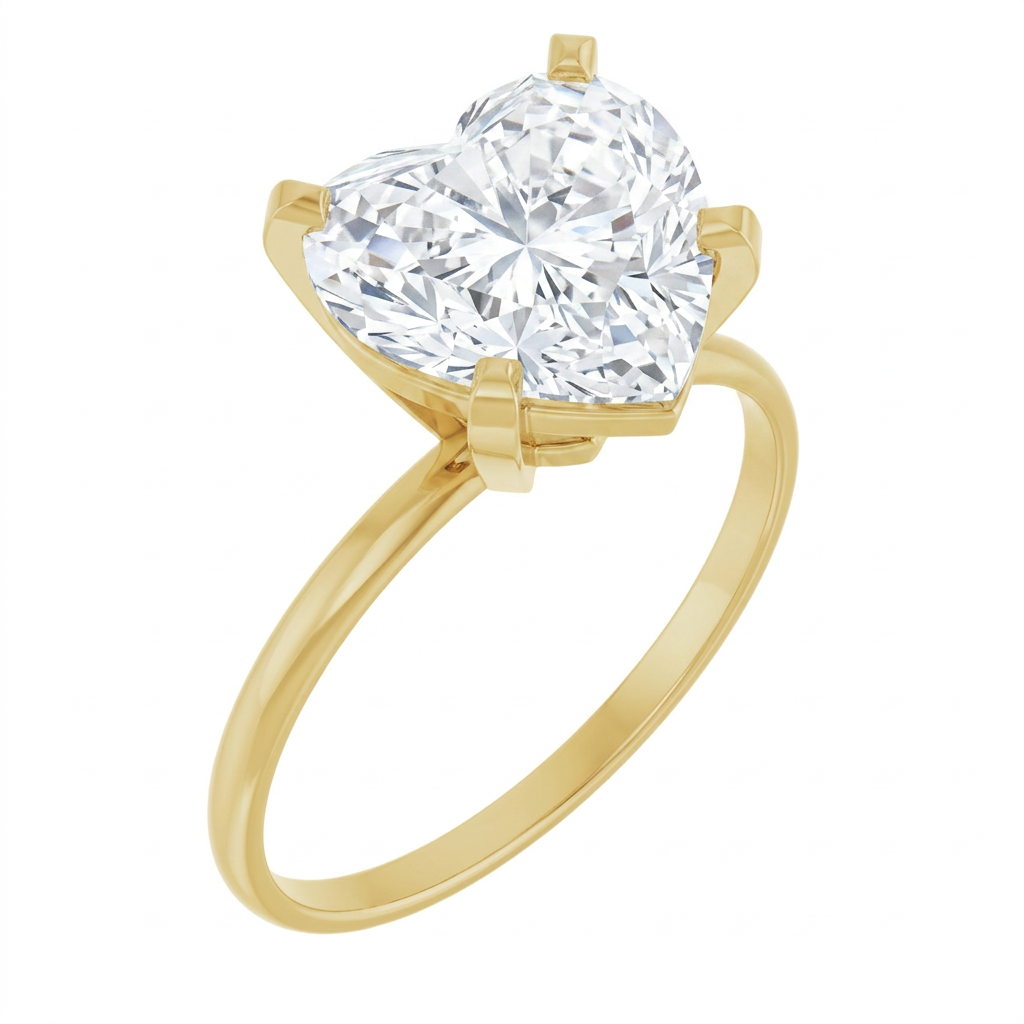 yellow-gold heart
