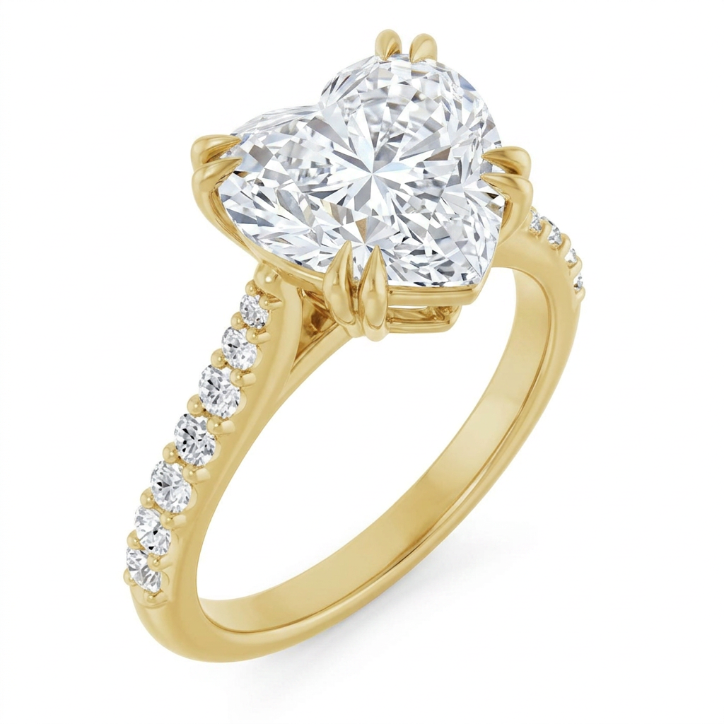 yellow-gold heart