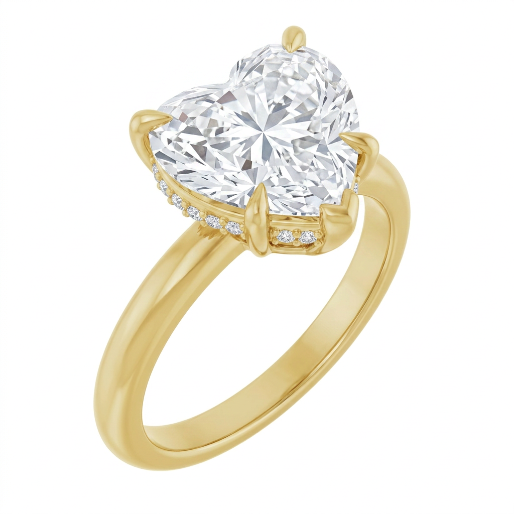 yellow-gold heart