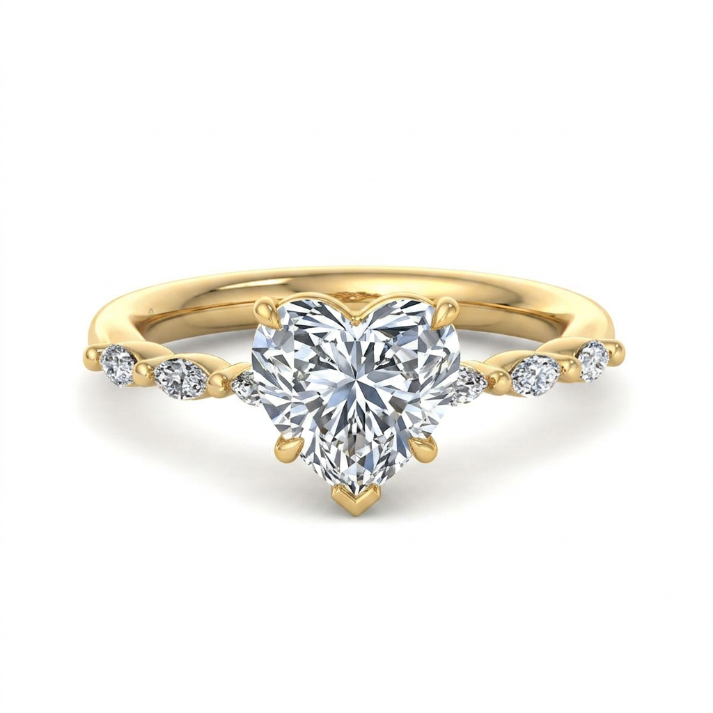 yellow-gold heart