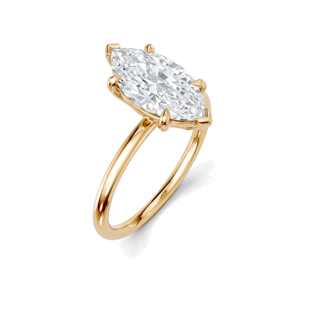 yellow-gold marquise (angle 1)