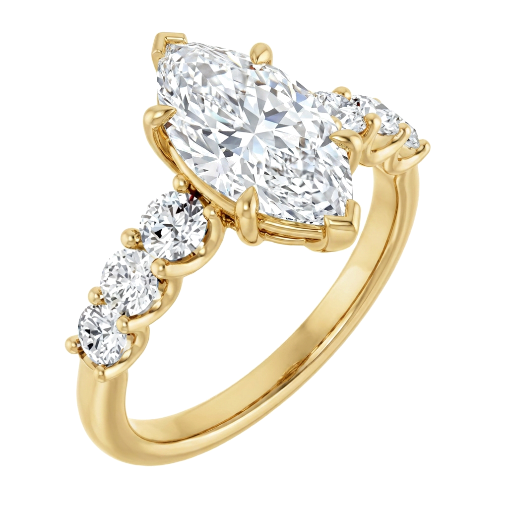 yellow-gold marquise (angle 1)