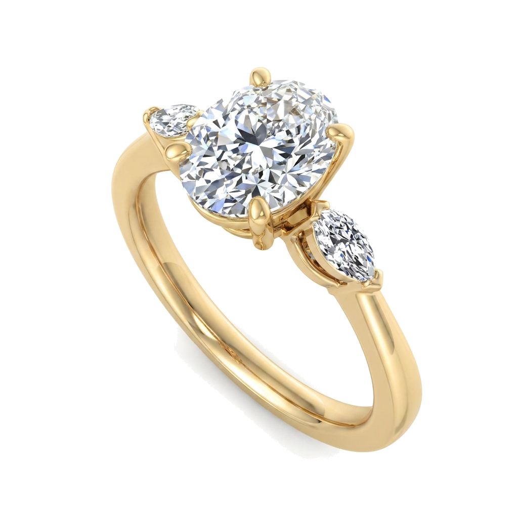 yellow-gold oval (angle 1)