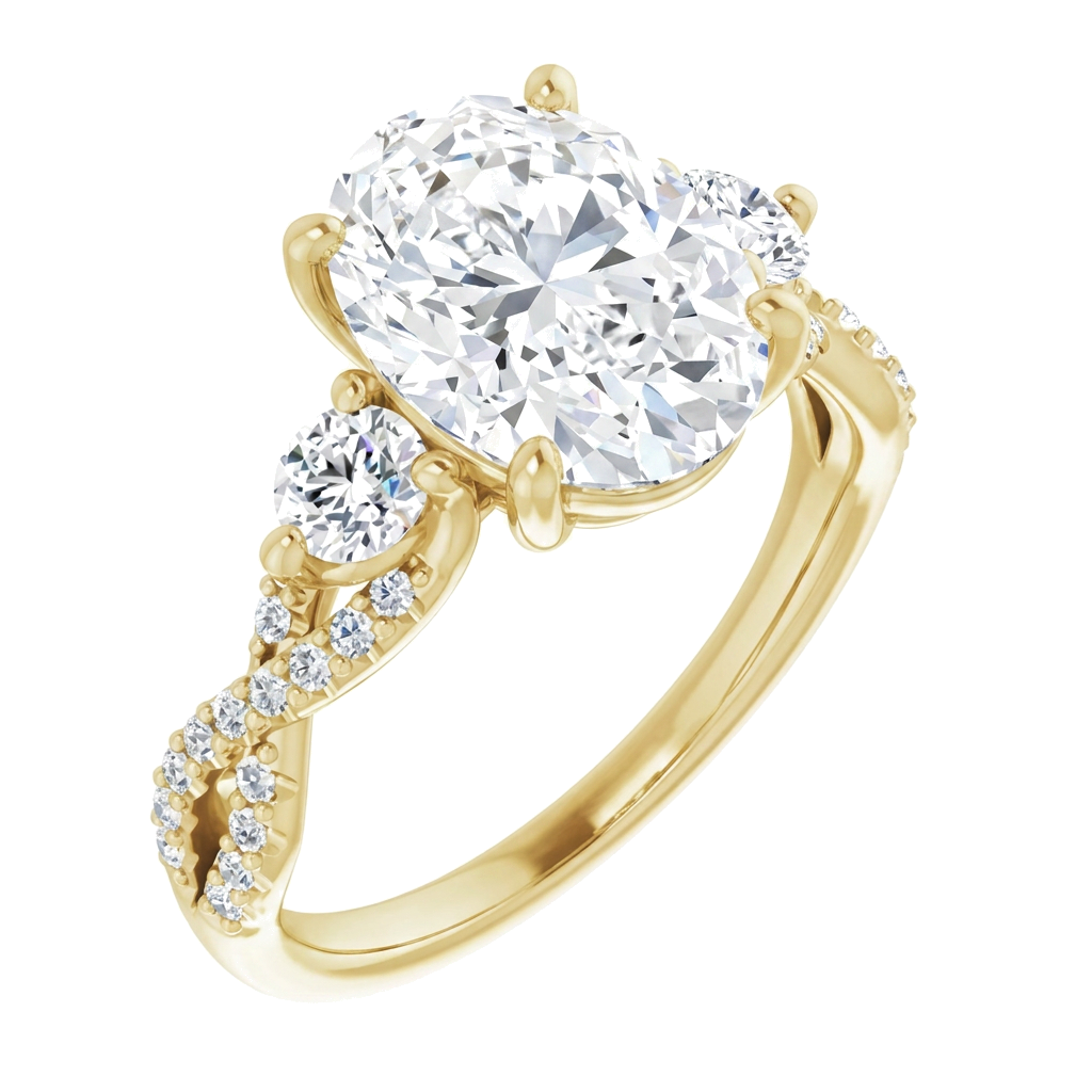 yellow-gold oval (angle 1)