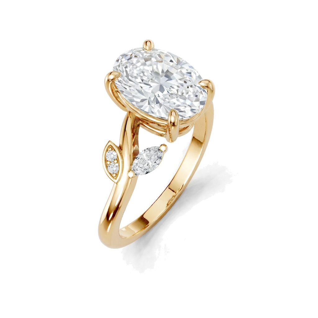 yellow-gold oval (angle 1)