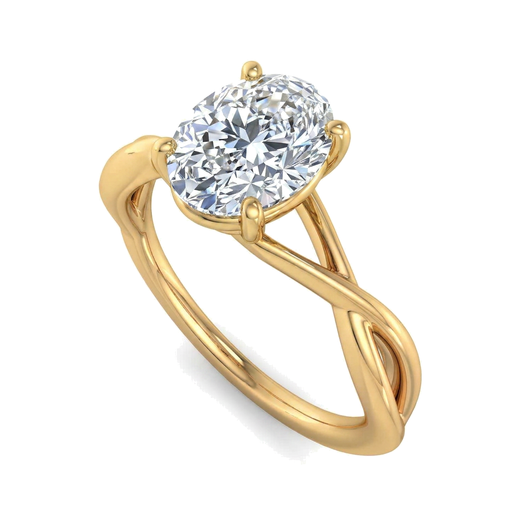 yellow-gold oval (angle 1)