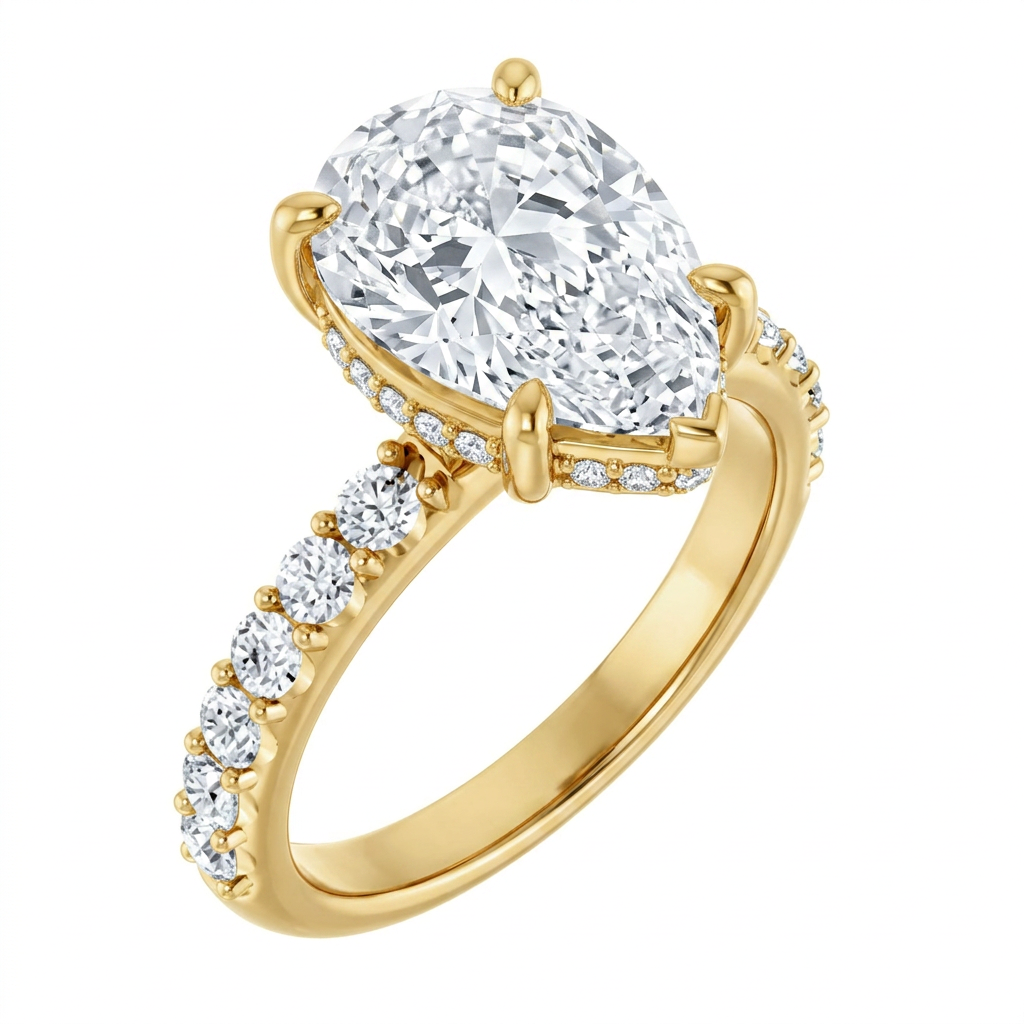 yellow-gold pear