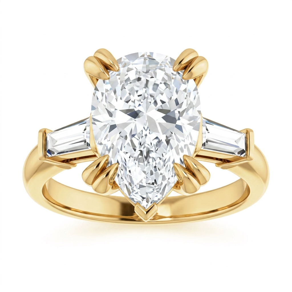 yellow-gold pear