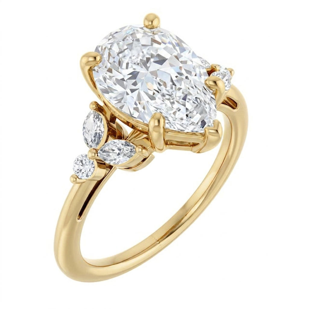 yellow-gold pear