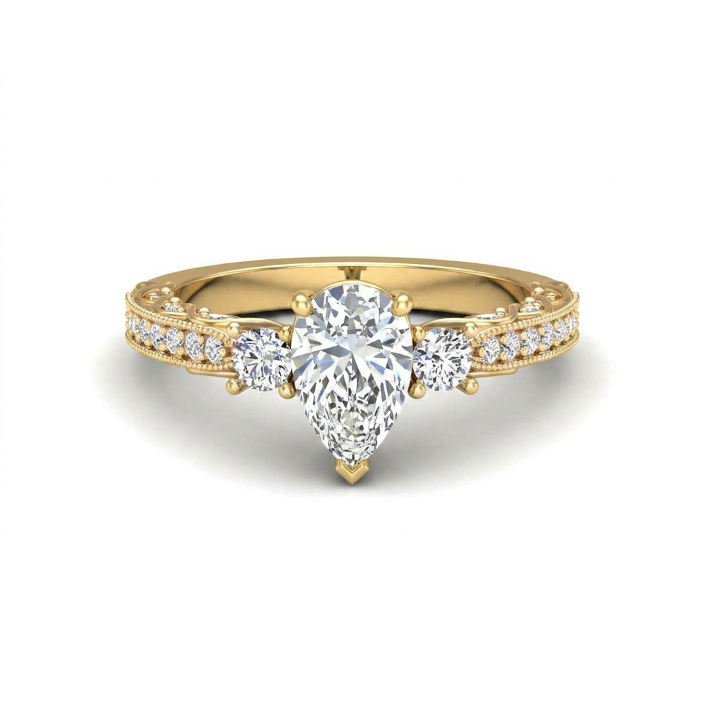 yellow-gold pear