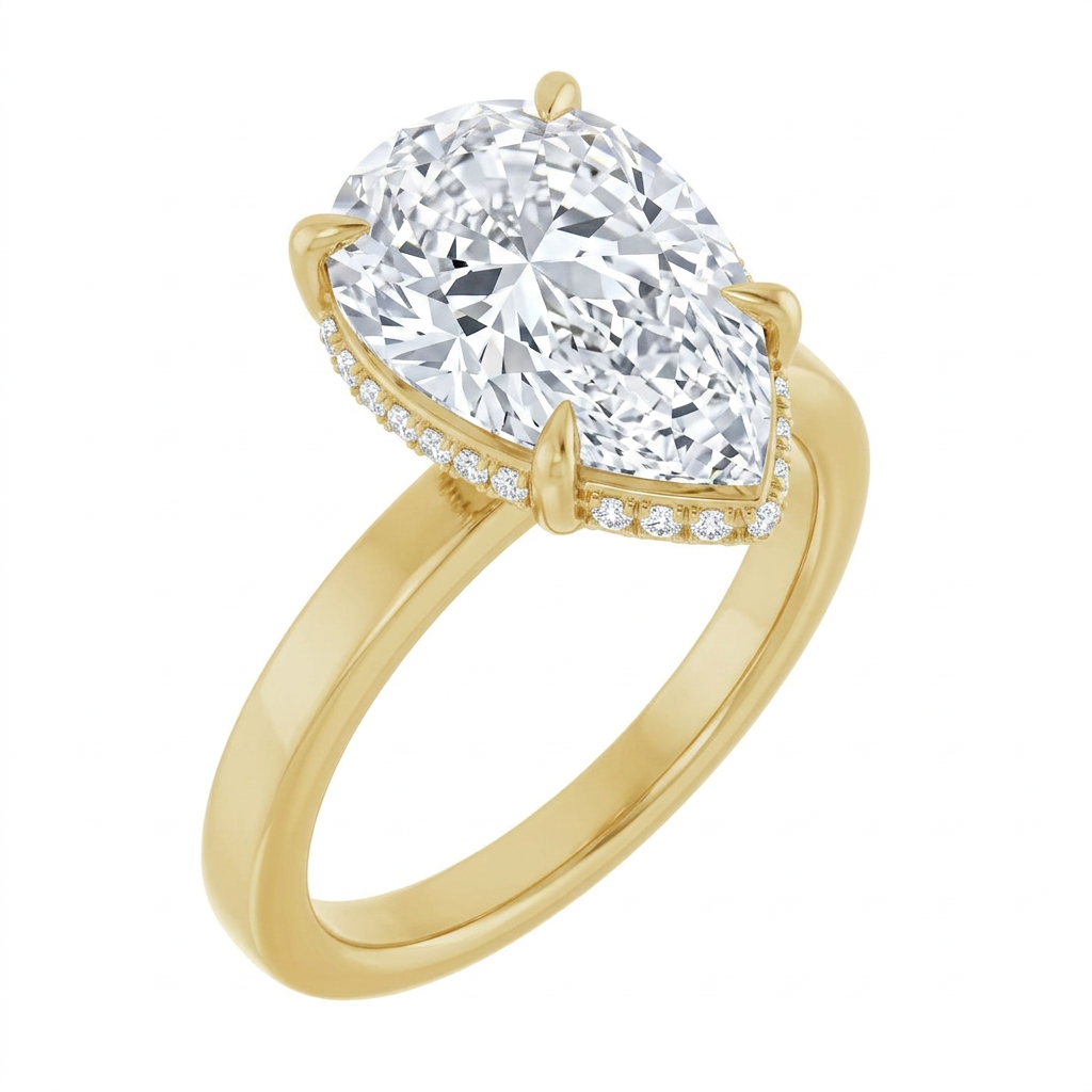 yellow-gold pear