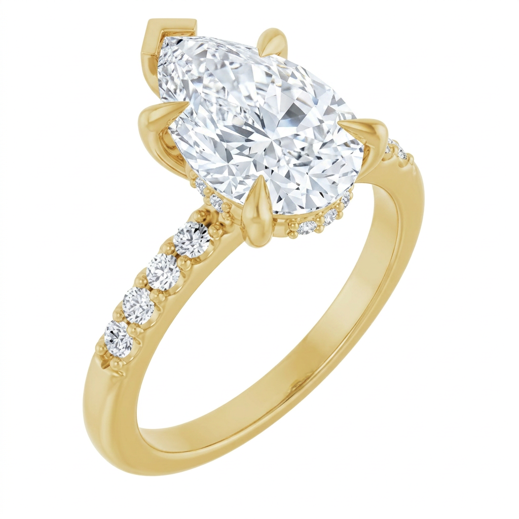 yellow-gold pear