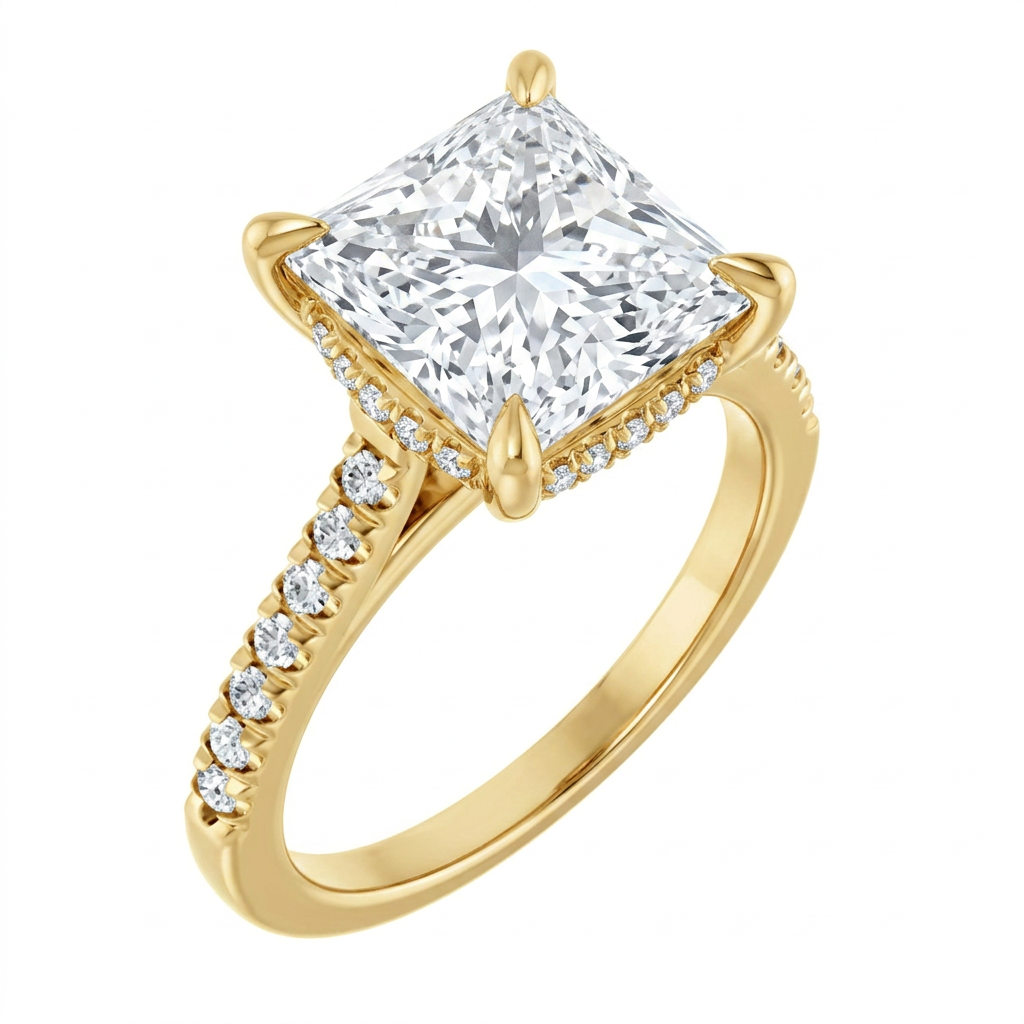 yellow-gold princess