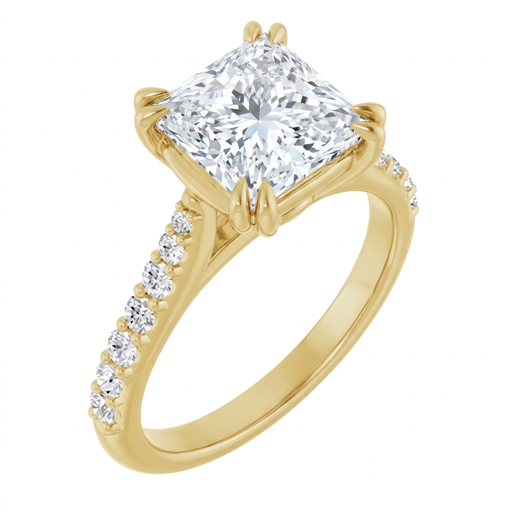 yellow-gold princess