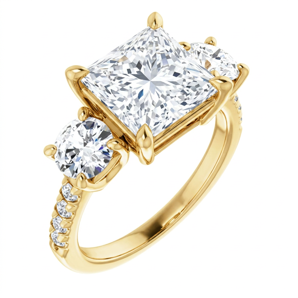 yellow-gold princess
