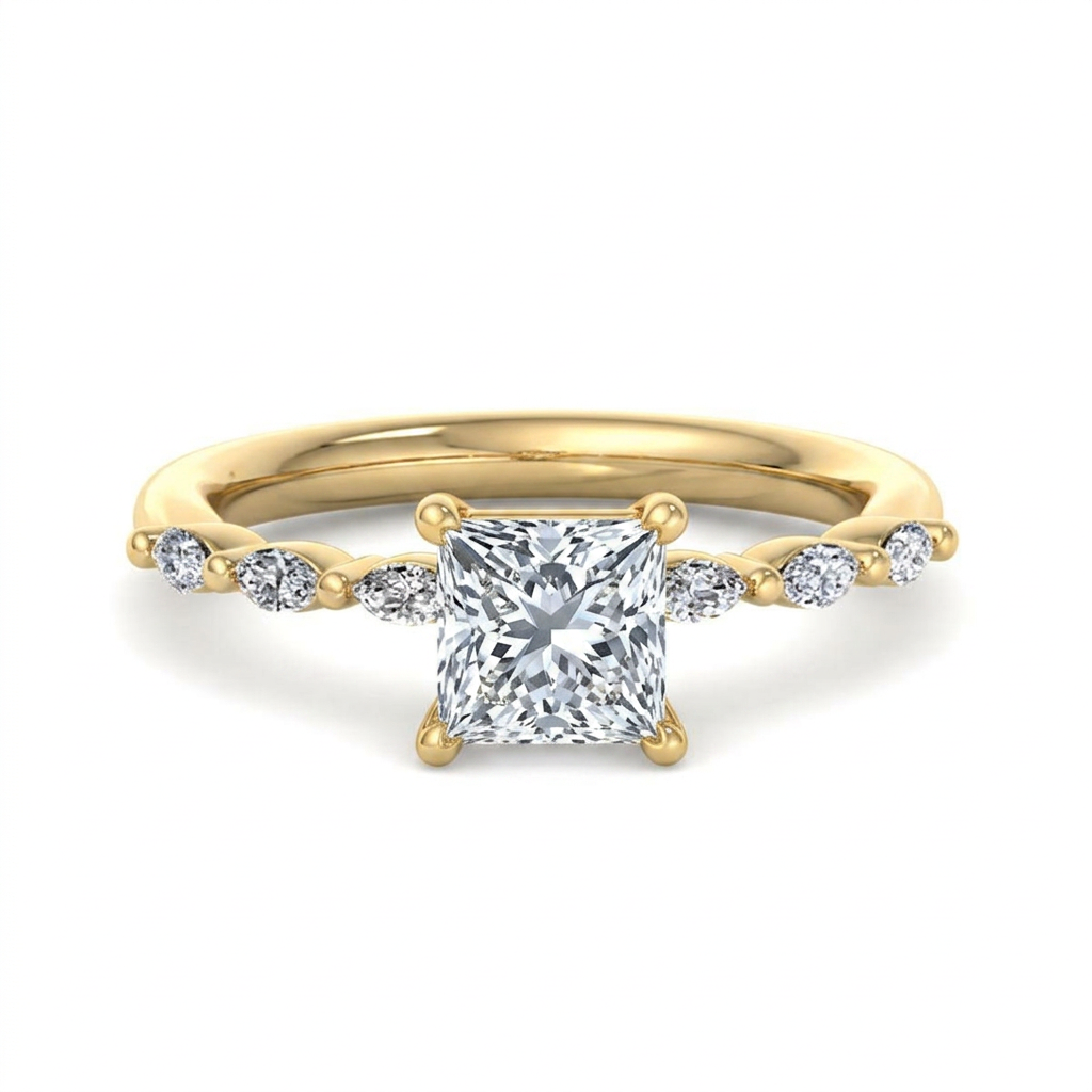 yellow-gold princess