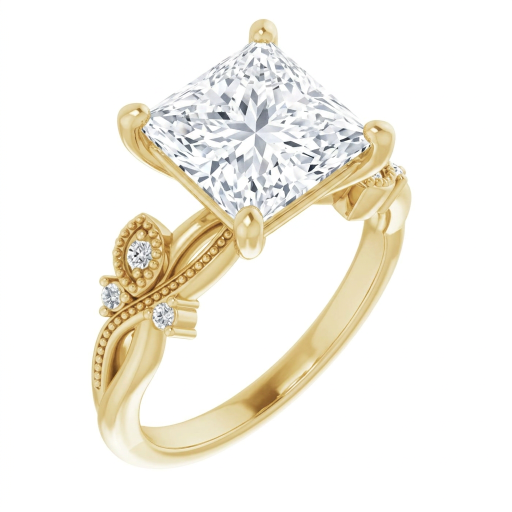 yellow-gold princess