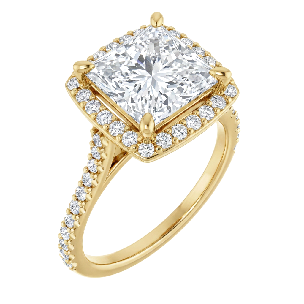 yellow-gold princess (angle 1)