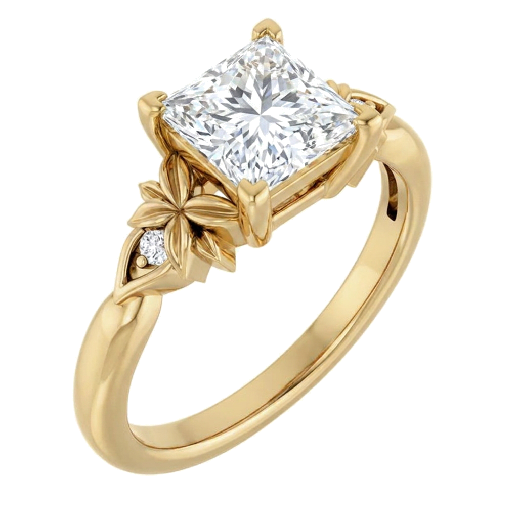 yellow-gold princess (angle 1)