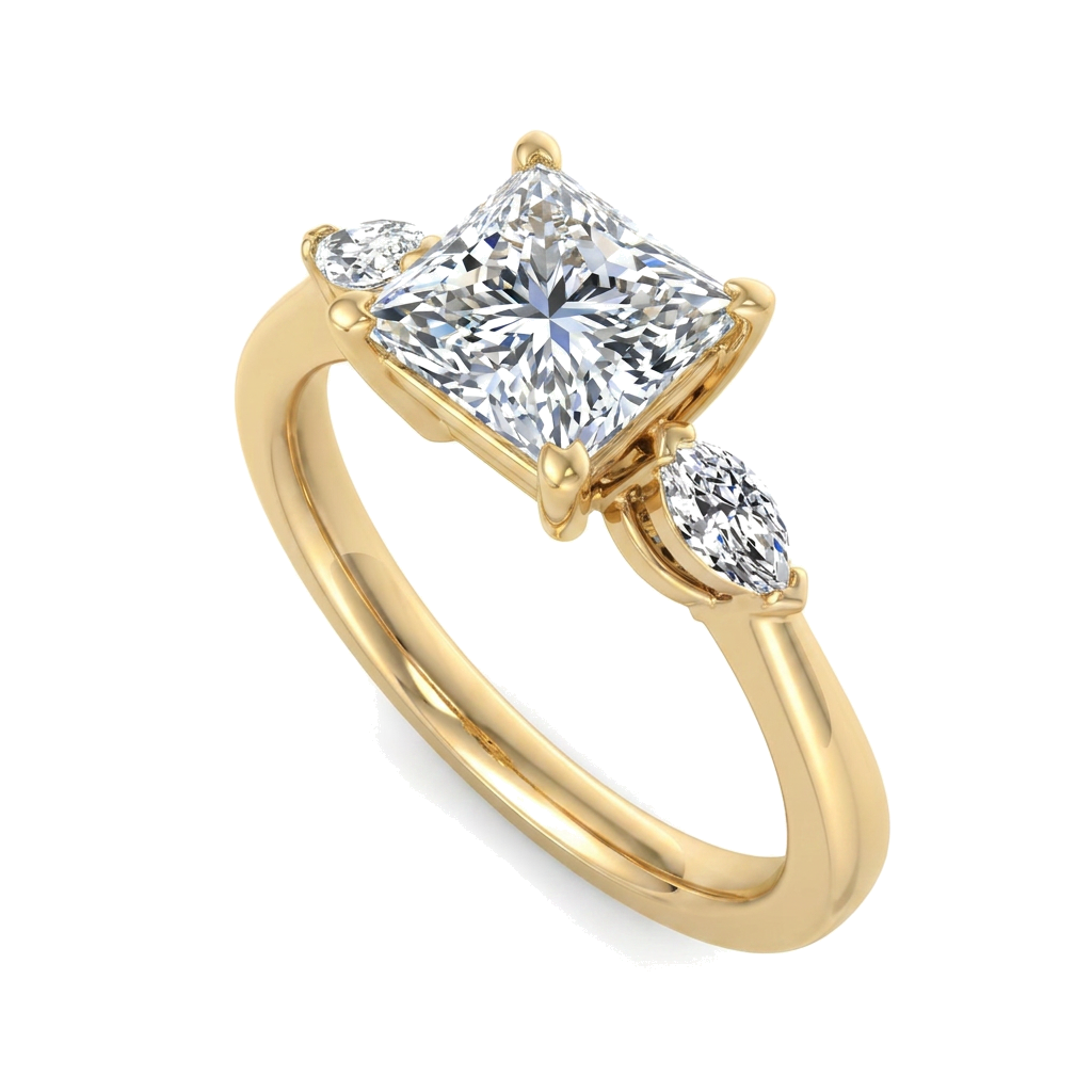 yellow-gold princess (angle 1)