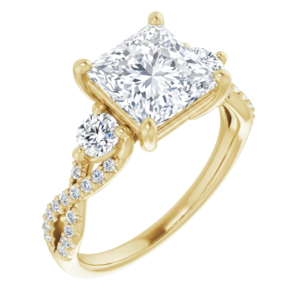 yellow-gold princess (angle 1)