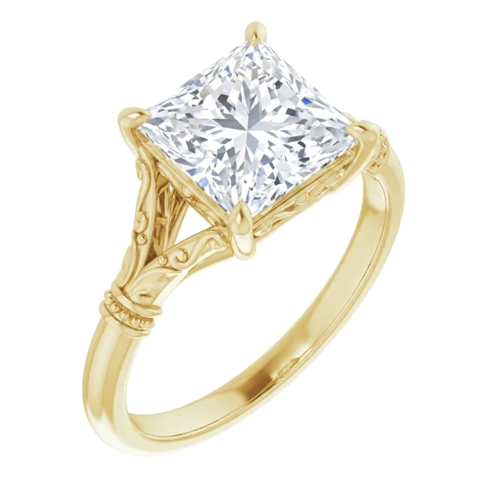yellow-gold princess (angle 1)