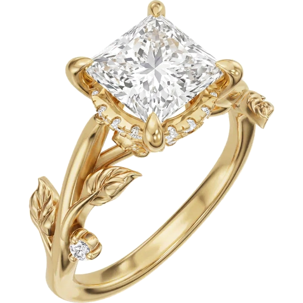 yellow-gold princess