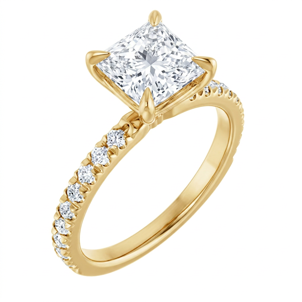 yellow-gold princess