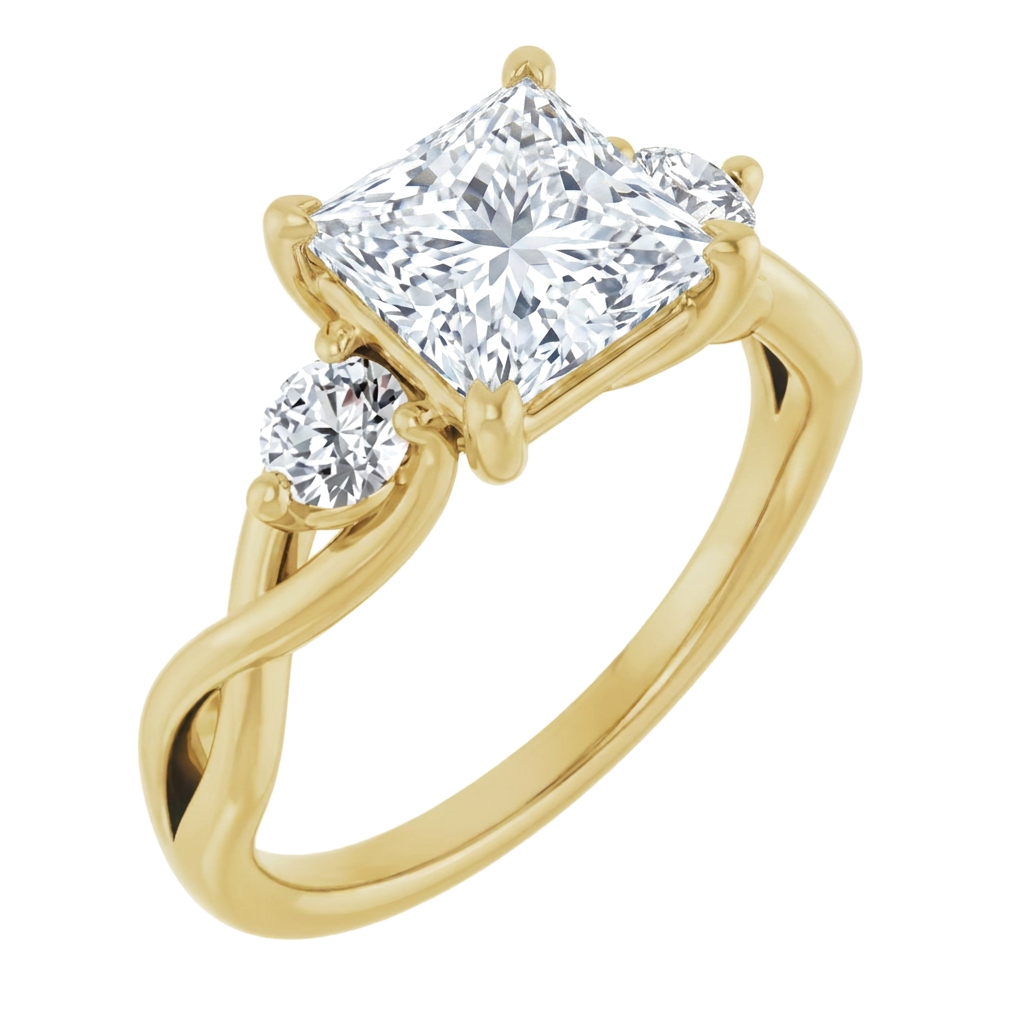 yellow-gold princess