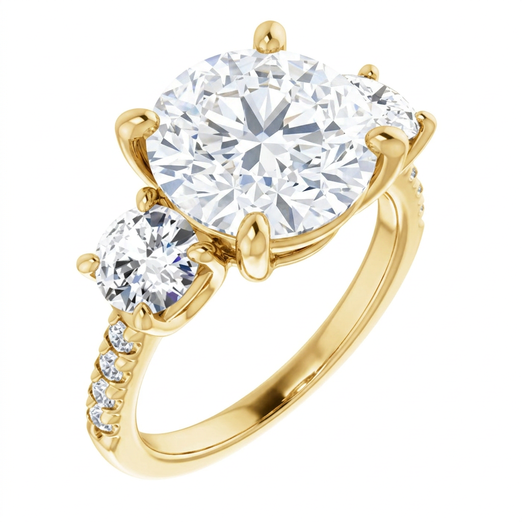 yellow-gold round