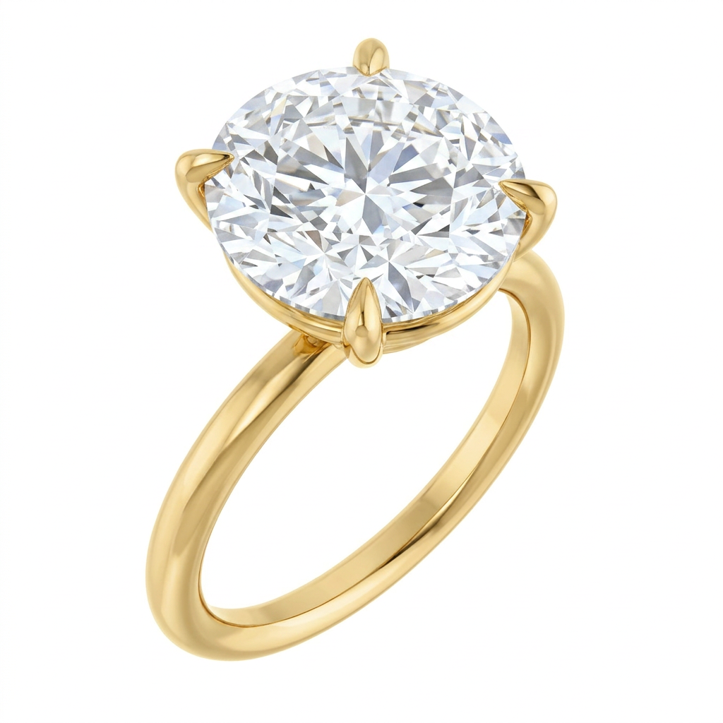 yellow-gold round