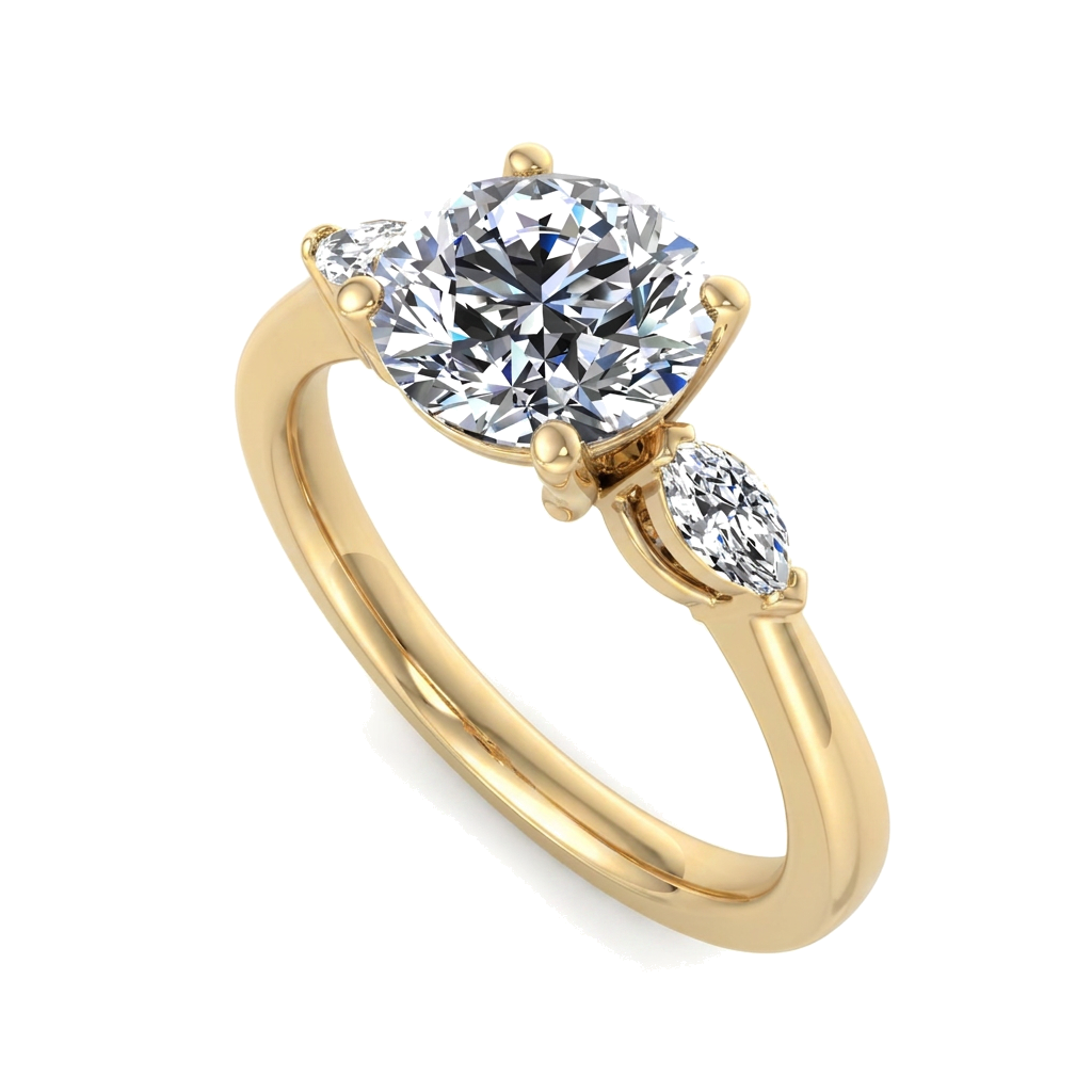yellow-gold round (angle 1)